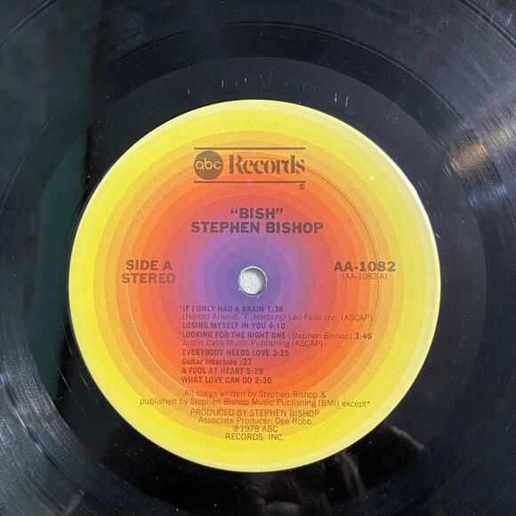 Vtg Lot 2 Stephen Bishop Careless Bish Record ABC 1970s Adult Contemporary - Picture 9 of 11